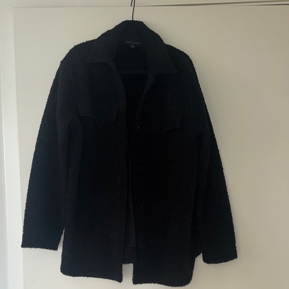 Banana republic faux shearling fleece Shacket